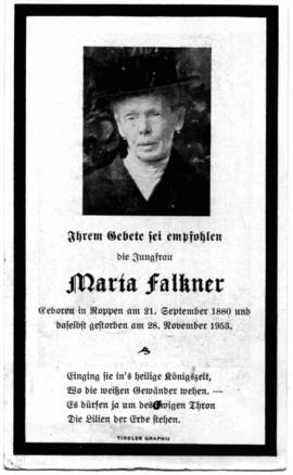 Falkner Maria 1880 - 1953