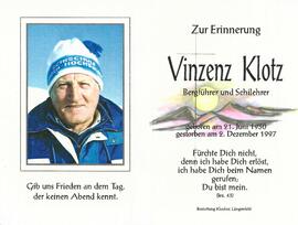 Klotz Vinzenz, 1997