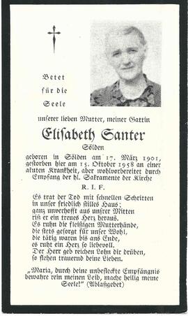 Santer Elisabeth, 1958