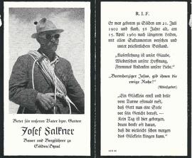 Falkner Josef, 1960