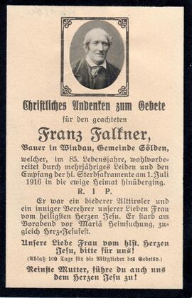 Falkner Franz, 1916