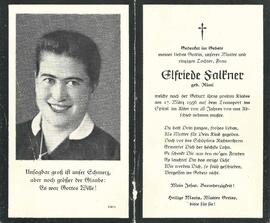 Falkner  Elfriede, geb. Riml, 1956