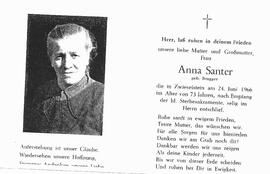 Santer Anna, geb. Brugger, 1966