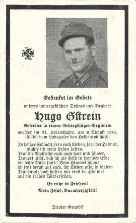 Gstrein Hugo, 1943