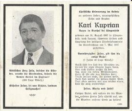 Kuprian Karl, 1947