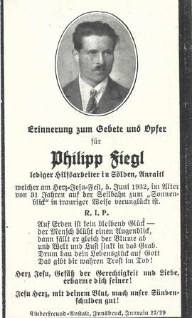 Fiegl Philipp, 1932