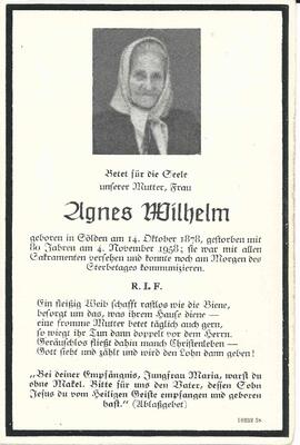 Wilhelm Agnes, 1958