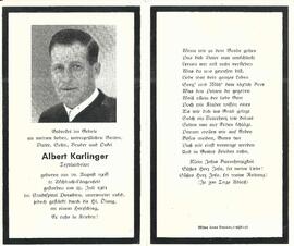 Karlinger Albert, 1961