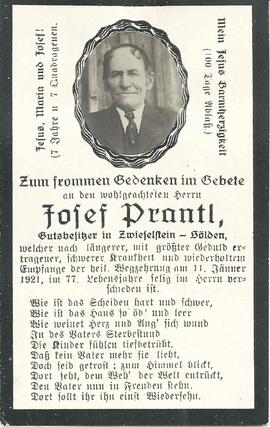 Prantl Josef, 1921
