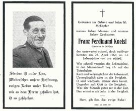 Kneisl Franz Ferdinand, 1963