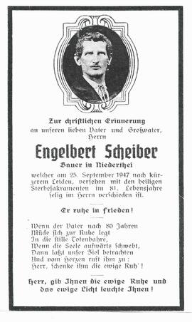 Scheiber Engelbert, 1947