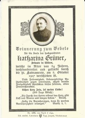 Grüner Katharina, 1907