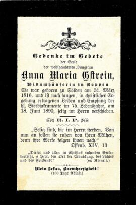 Gstrein Anna Maria, 1890