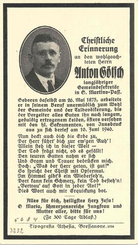 Götsch Anton, 1940
