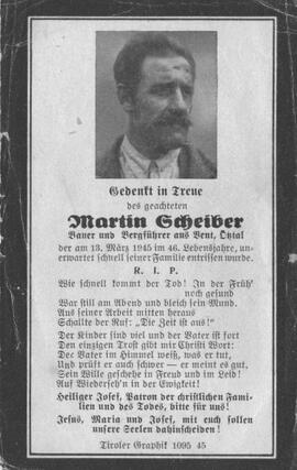 Scheiber Martin, 1945