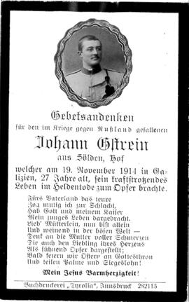Gstrein Johann, 1914