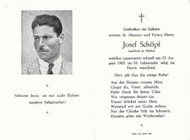 Schöpf Josef, 1965