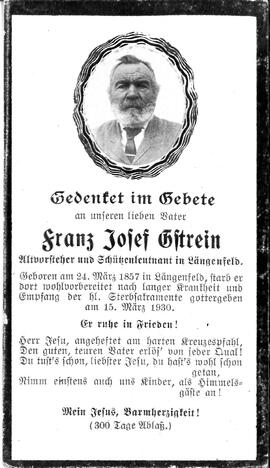 Gstrein Franz Josef, 1930