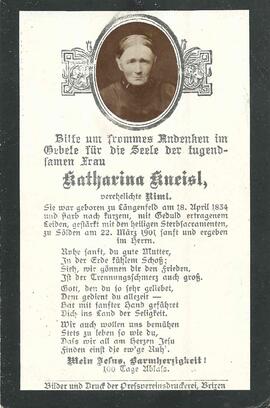 Riml Katharina, geb. Kneisl, 1901