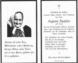 Santer Agnes, geb. Prantl, 1963