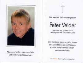 Veider Peter, 2012