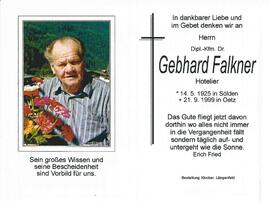 Falkner Gebhard, 1999