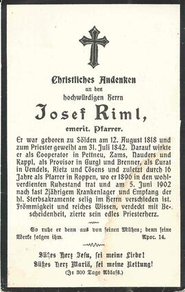 Riml Josef, 1902