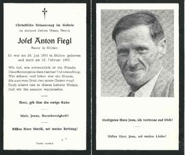 Fiegl Josef Anton, 1962
