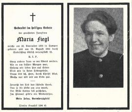 Fiegl Maria, 1945