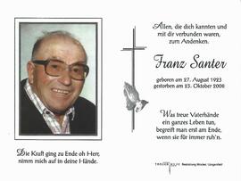 Santer Franz, 2008