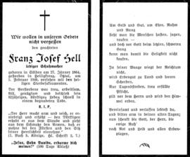 Hell Franz Josef, geb. Schuhmacher, 1946