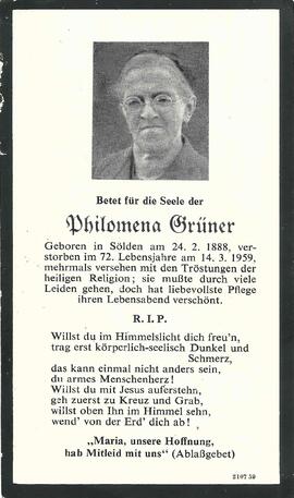 Grüner Philomena, 1959