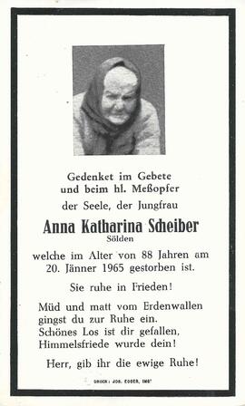 Scheiber Anna Katharina, 1965