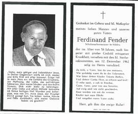 Fender Ferdinand, 1962