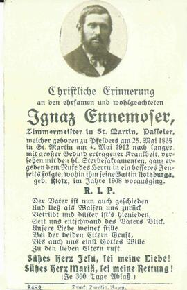 Ennemoser Ignaz, 1912