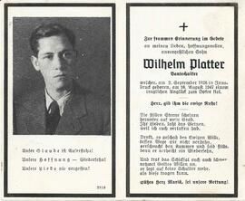 Platter Wilhelm, 1947