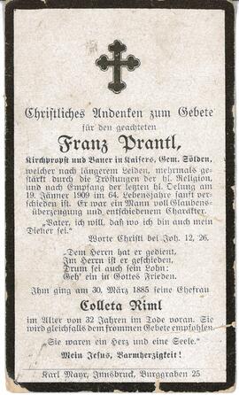 Prantl Franz, 1909