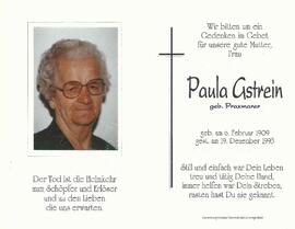 Gstrein Paula, geb. Praxmarer, 1993