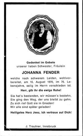 Fender Johanna, 1970