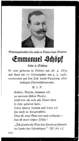 Schöpf Emanuel, 1956