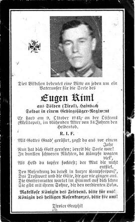 Riml Eugen, 1943