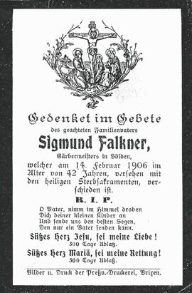Falkner Sigmund, 1906