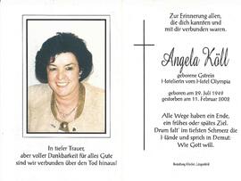 Köll Angela, geb. Gstrein, 2002