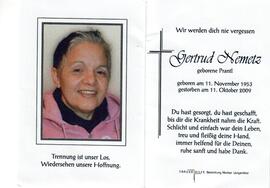 Nemetz Gertrud, geb. Prantl, 2009