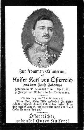 Kaiser Karl von Österreich