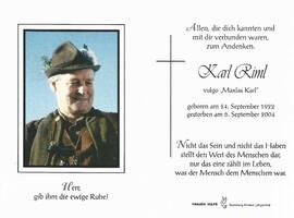Riml Karl, 2004