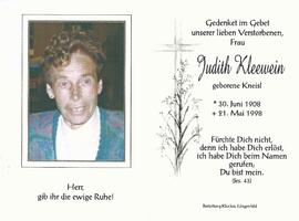 Kleewein Judith, geb. Kneisl, 1998