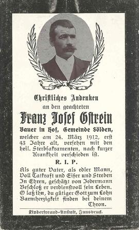 Gstrein Franz Josef, 1912
