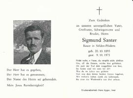 Santer Sigmund, 1975