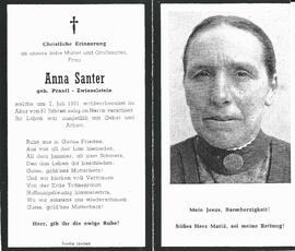 Santer Anna, geb. Prantl, 1961